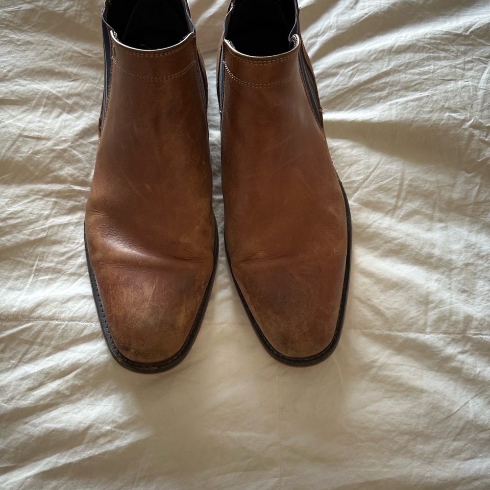 Hand Crafted Brown Leather Chelsea Boots
